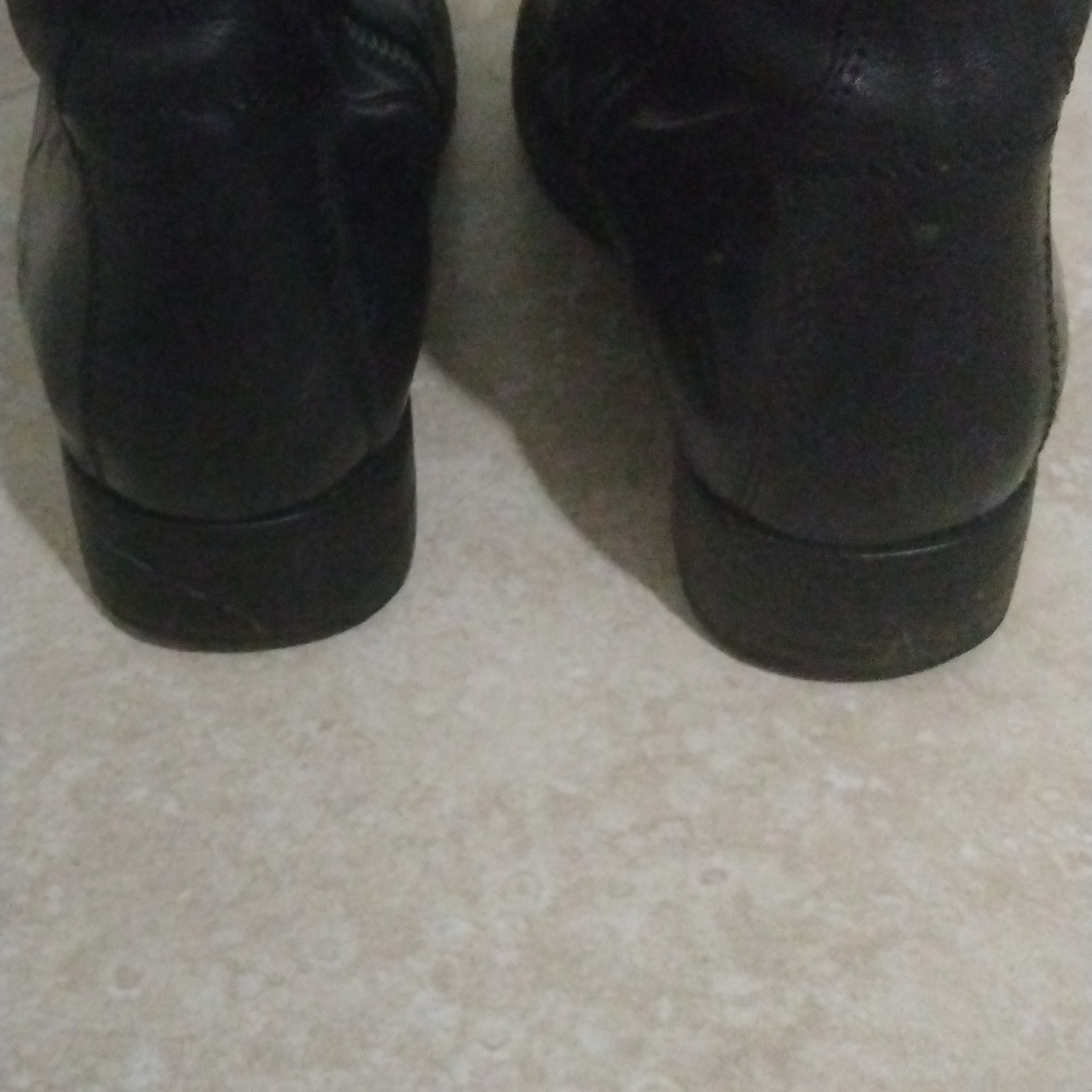 frye authentic leather size 10 lace up tall boots - Picture 7 of 8